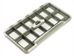 Fly Box Slim Mages 12 Komorowe Wododporne