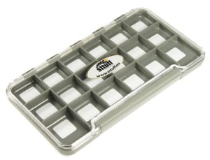 Fly Box Slim Mages 18 Komorowe Wododporne